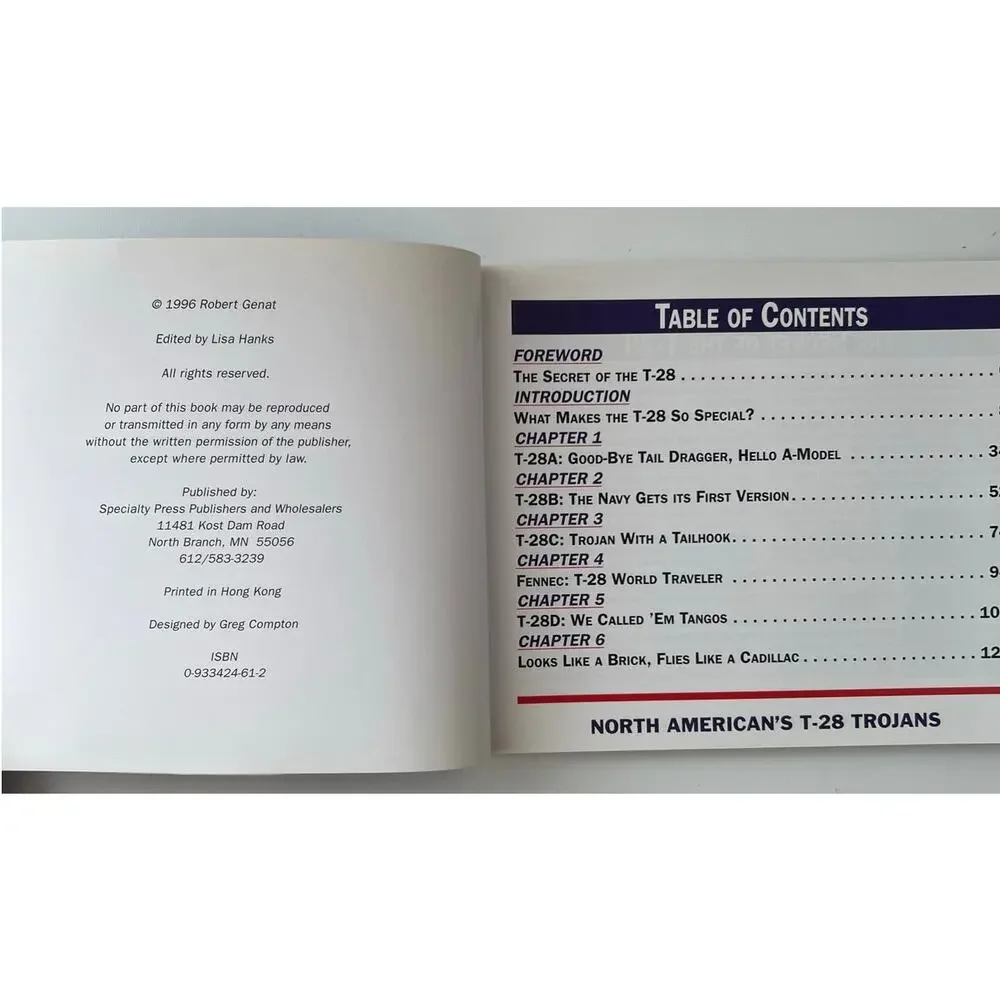 FINAL TOUR OF DUTY: NORTH AMERICAN'S T-28 TROJANS By Robert Genat Autographed